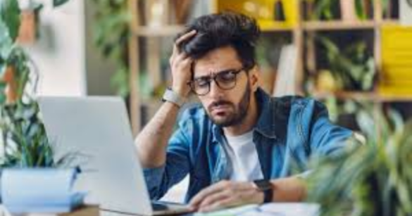 A man in a relapse mood