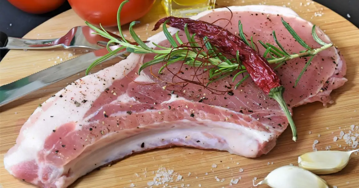 Pork Chops A Pork Chops placed on a table