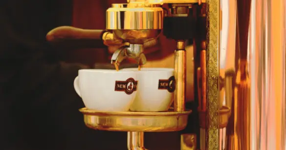 This image shows a coffee vending