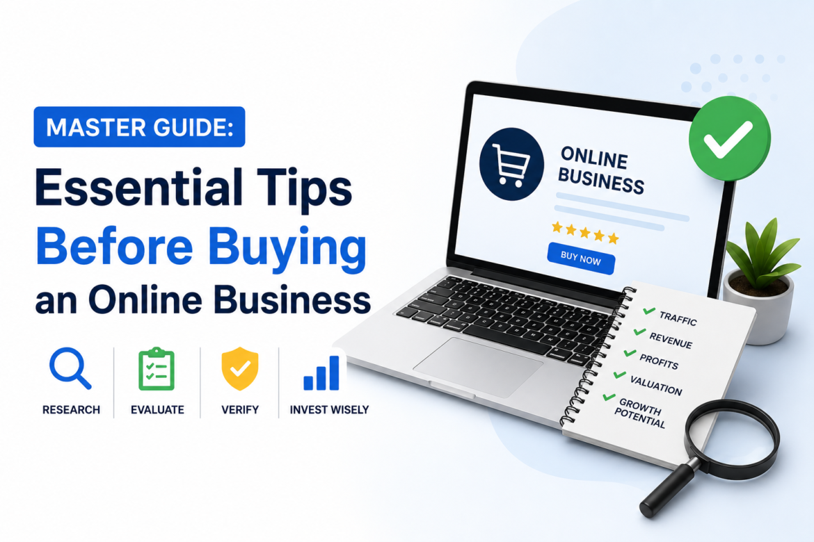 Essential Tips Before Buying an Online Business