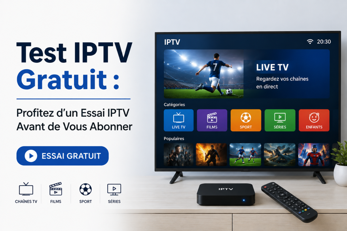 Test IPTV Gratuit