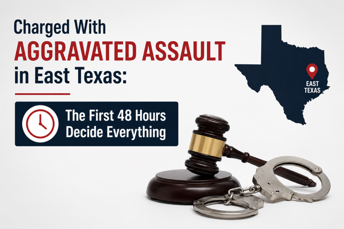 Charged With Aggravated Assault in East Texas: The First 48 Hours Decide Everything
