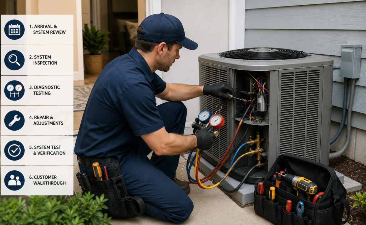 Professional Air Conditioning Repair Visit